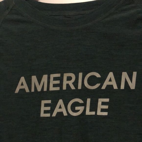 American eagle green tshirt size xs - Picture 2 of 3